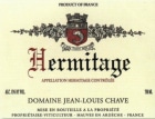 Jean-Louis Chave Hermitage 1999 Front Label