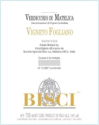 Bisci Verdicchio di Matelica Vigneto Fogliano 2020  Front Label