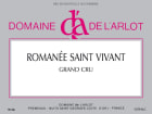 Domaine de l'Arlot Romanee-Saint-Vivant Grand Cru 2018  Front Label