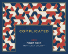 Complicated Pinot Noir 2019  Front Label