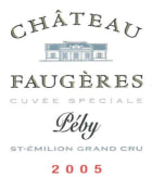 Chateau Peby Faugeres  2005  Front Label