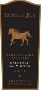 Tamber Bey Deux Chevaux Vineyard Cabernet Sauvignon 2007  Front Label