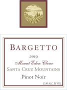 Bargetto Mount Eden Clone Pinot Noir 2019  Front Label