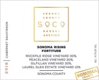 Sonoma Rising Fortitude Cabernet Sauvignon (Sonoma Barrel Auction) 2016  Front Label