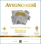 Avignonesi Poggetto di Sopra Alleanza Vino Nobile di Montepulciano 2017  Front Label