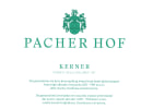 Pacher Hof Alto Adige Valle Isarco Kerner 2022  Front Label