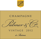 Champagne Palmer Vintage 2012  Front Label