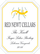 Red Newt Cellars The Knoll Riesling 2016  Front Label