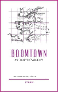 Boomtown by Dusted Valley Syrah 2016 Front Label