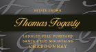 Thomas Fogarty Langley Hill Vineyard Estate Chardonnay 2007 Front Label