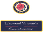 Lakewood Vineyards Gewurztraminer 2013  Front Label