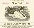 Joseph Swan Trenton Estate Vineyard Pinot Noir 2001 Front Label