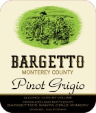 Bargetto Monterey Retro Pinot Grigio 2017 Front Label