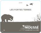 Mousse Fils Les Fortes Terres Blanc de Noirs 2018  Front Label