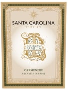 Santa Carolina Reserva de Familia Carmenere 2019  Front Label