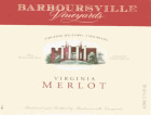 Barboursville Merlot 2010  Front Label