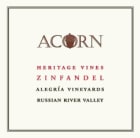 ACORN Winery Alegria Heritage Zinfandel 2010 Front Label