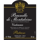 Pietroso Brunello di Montalcino 2017  Front Label