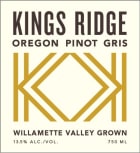 Kings Ridge Pinot Gris 2019  Front Label