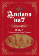 Anciano No. 7 Rioja Reserva 2016  Front Label