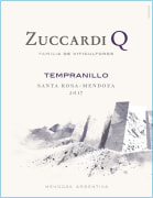 Zuccardi Q Tempranillo 2017  Front Label