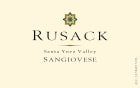 Rusack Santa Ynez Valley Sangiovese 2010  Front Label