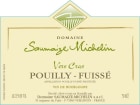 Domaine Saumaize-Michelin Pouilly-Fuisse Vers Cras 2018  Front Label