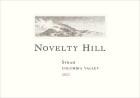 Novelty Hill Syrah 2021  Front Label