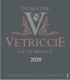 Domaine Vetriccie Ile de Beaute 2020  Front Label