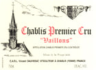 Vincent Dauvissat Chablis Vaillons Premier Cru 2016  Front Label