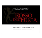 Villa Medoro Montepulciano d'Abruzzo Rosso del Duca 2015  Front Label