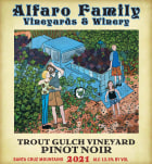 Alfaro Family Trout Gulch Vineyard Pinot Noir 2021  Front Label