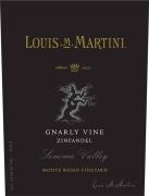 Louis Martini Monte Rosso Vineyard Gnarly Vine Zinfandel 2010 Front Label