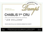 Sebastien Dampt Chablis Les Vaillons Premier Cru 2022  Front Label