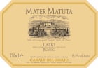 Casale del Giglio Mater Matuta Rosso 2017  Front Label