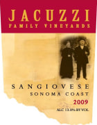 Jacuzzi Sangiovese 2009 Front Label