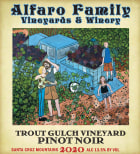 Alfaro Family Trout Gulch Vineyard Pinot Noir 2020  Front Label