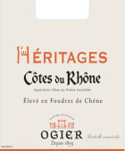 Ogier Heritages Cotes du Rhone Rouge 2017 Front Label