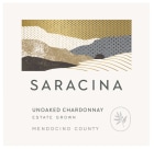 Saracina Vineyards Unoaked Chardonnay 2019  Front Label