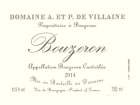 Domaine de Villaine Bouzeron Aligote 2015 Front Label