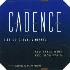 Cadence Ciel du Cheval 2002 Front Label