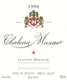 Chateau Musar Lebanon Rouge 1998  Front Label