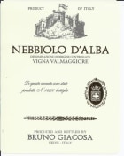 Bruno Giacosa Valmaggiore Nebbiolo d'Alba 2019  Front Label