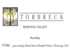 Torbreck RunRig (torn label) 2002  Front Label