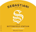 Sebastiani North Coast Butterfield Station Chardonnay 2020  Front Label