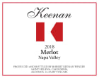 Keenan Napa Valley Merlot 2018  Front Label