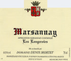 Denis Mortet Marsannay Les Longeroies 2016 Front Label