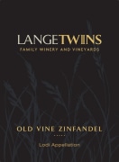 LangeTwins Estate Old Vine Zinfandel 2016 Front Label