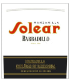 Barbadillo Solear Manzanilla Sherry  Front Label