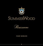 SummerWood Roussanne 2016  Front Label